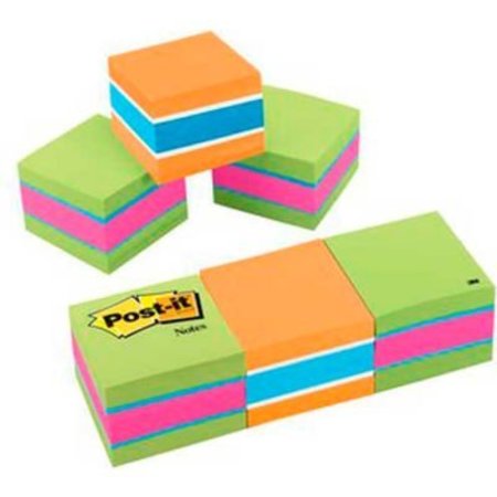 3M Post-it® Notes Mini Cubes, 2 x 2 Size, 400 Sheets/Pad, 3 Cubes/Pack 20513PK